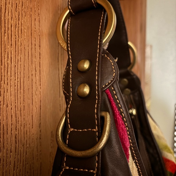 Vintage velvet Isabella Fiore bag - Picture 5 of 9